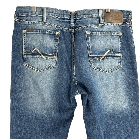 ARIAT M4  Cole relaxed bootcut denim jeans 40x32 western Bayshore workwear - Picture 5 of 12